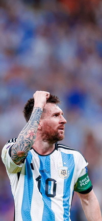 Free FIFA World Cup Qatar 2022 Argentina vs Mexico Messi Wallpaper 1 for iPhone and Android