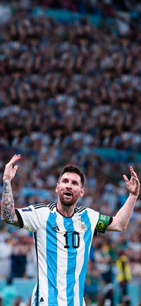 Free FIFA World Cup Qatar 2022 Argentina vs Mexico Messi Wallpaper 11 for iPhone and Android