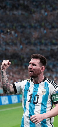 Free FIFA World Cup Qatar 2022 Argentina vs Mexico Messi Wallpaper 16 for iPhone and Android