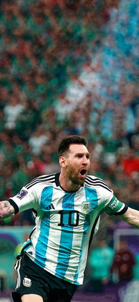 Free FIFA World Cup Qatar 2022 Argentina vs Mexico Messi Wallpaper 35 for iPhone and Android