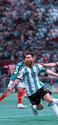 Free FIFA World Cup Qatar 2022 Argentina vs Mexico Messi Wallpaper 37 for iPhone and Android