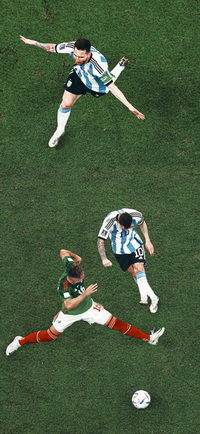 Free FIFA World Cup Qatar 2022 Argentina vs Mexico Messi Wallpaper 44 for iPhone and Android